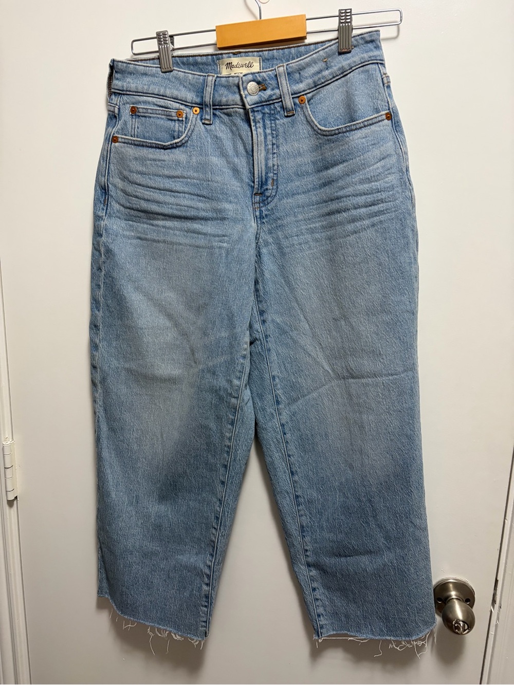 Madewell The Curvy Perfect Vintage Wide Leg Crop Jean Women’s Size 27P